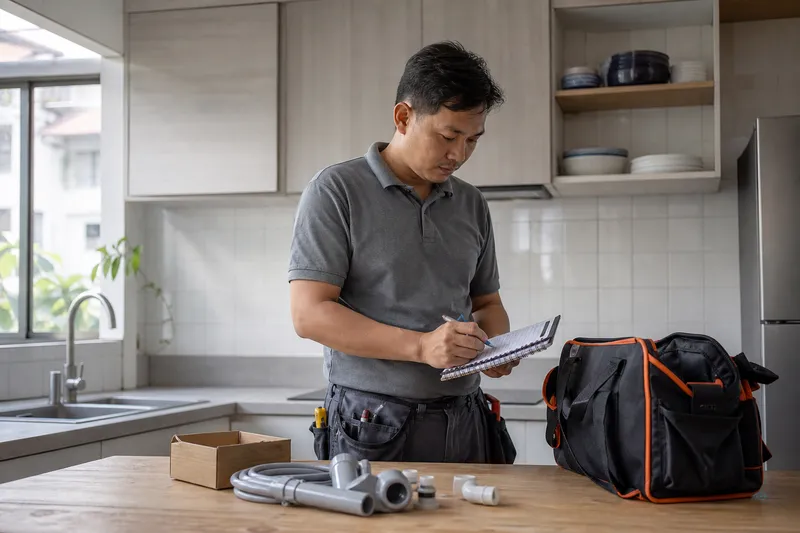 Confirming spare parts for installer partners