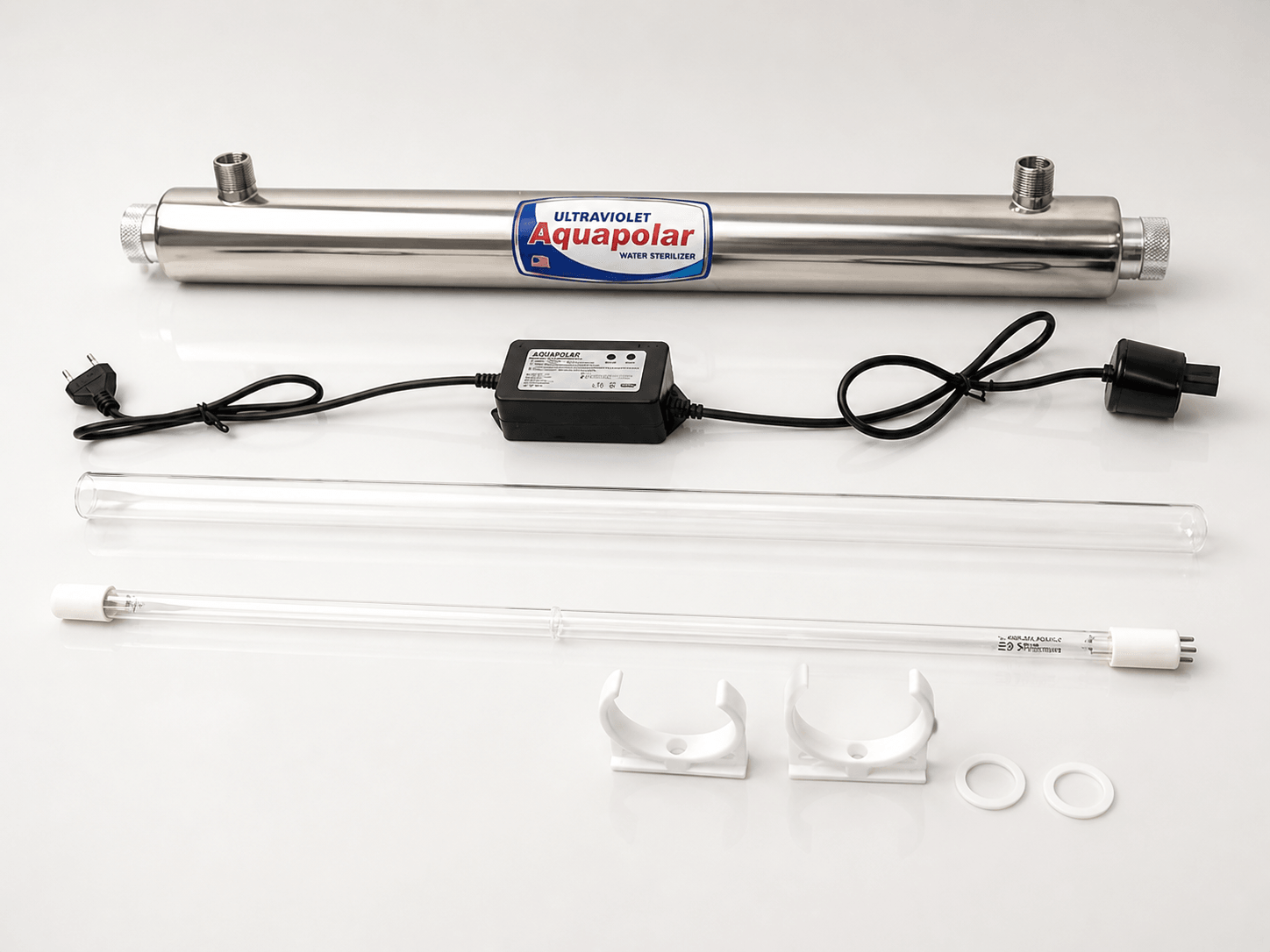 AQUAPOLAR UV sterilizer range and accessories