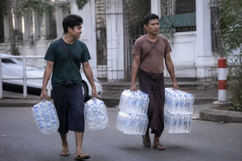 Your household peak hour — bottles, cooking and tea on the same purified line