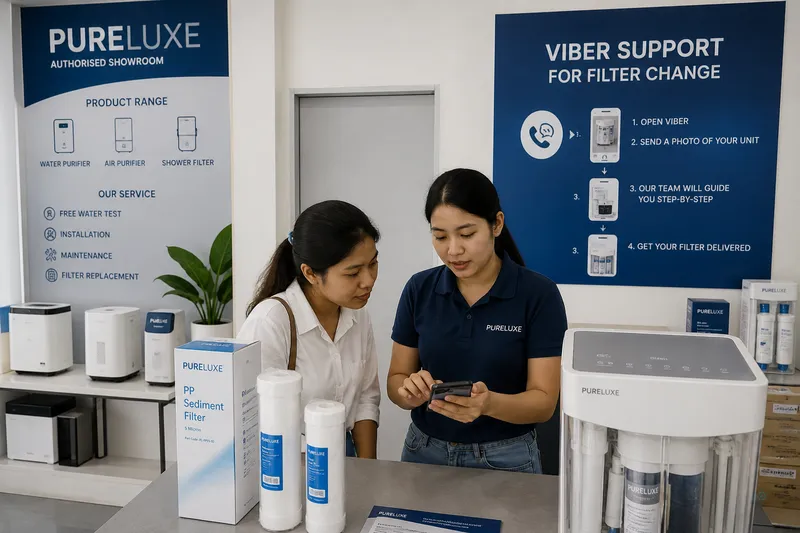 Yangon-local spare parts and support path for RO filter reorders