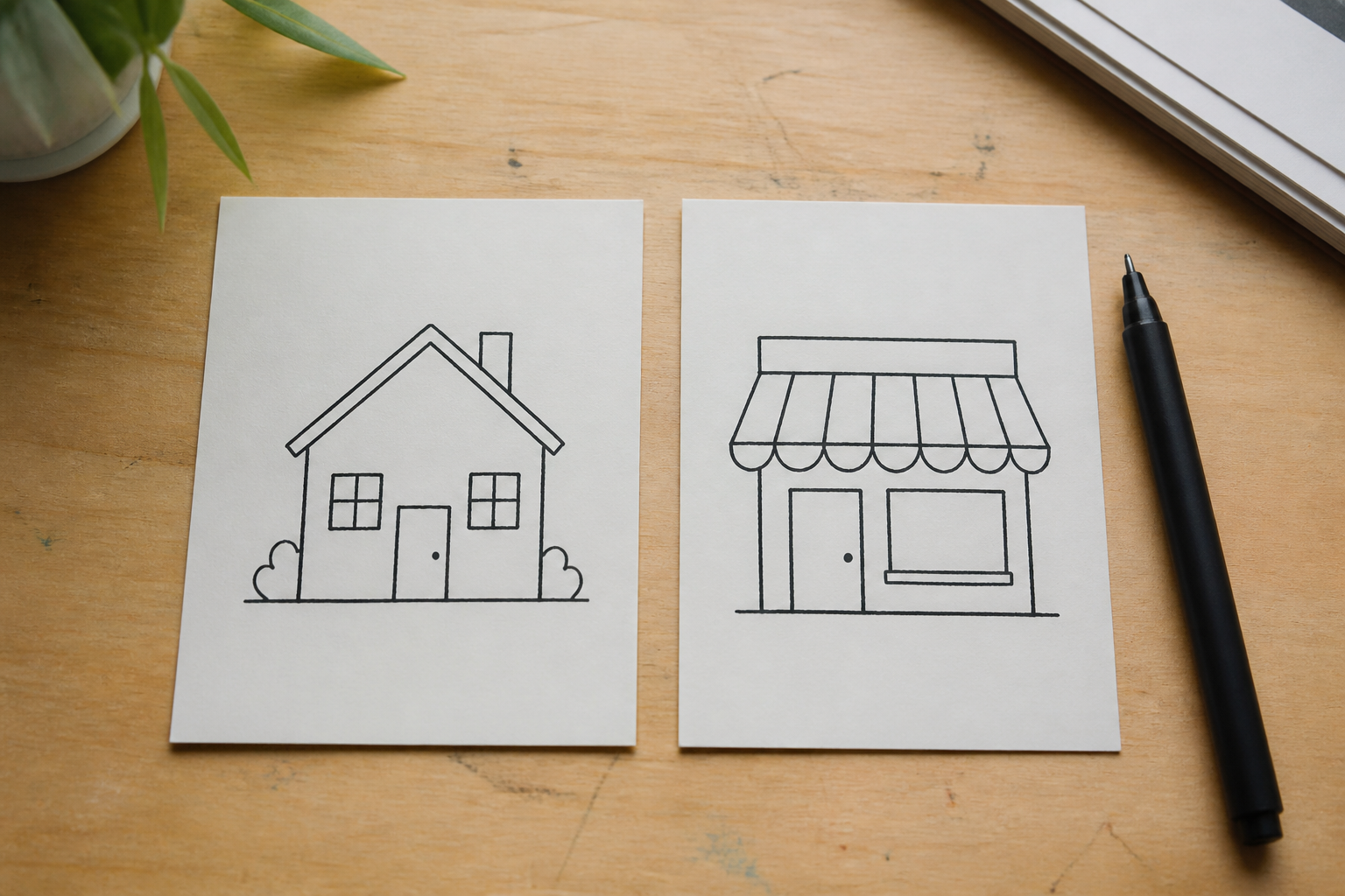 House vs shop — two different demand stories