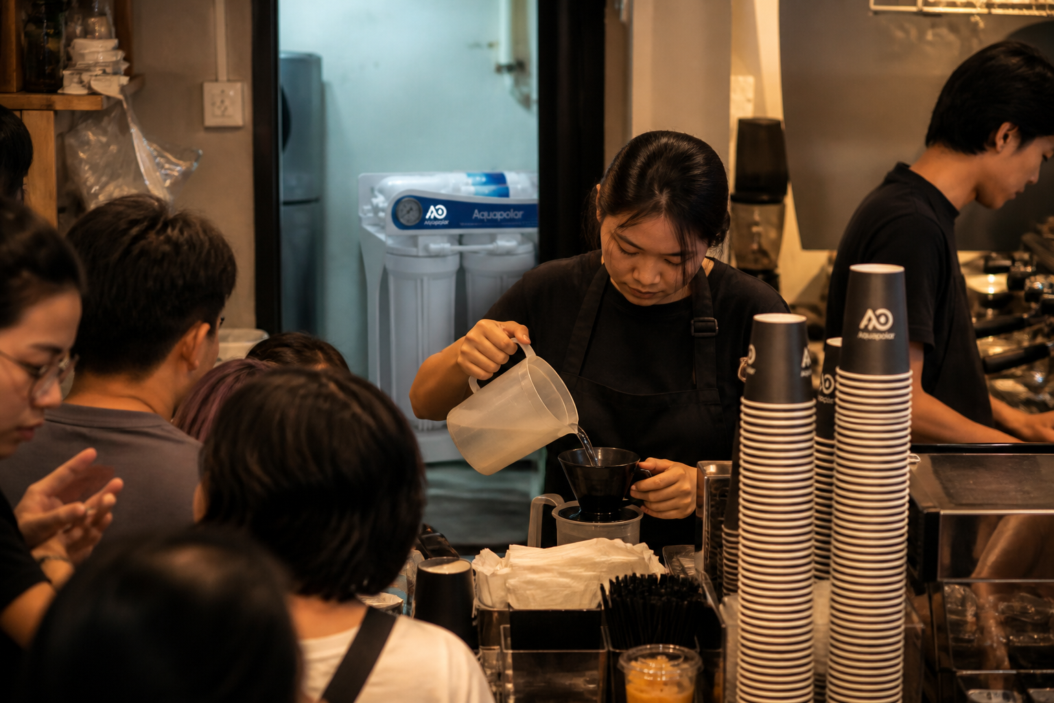 Small shop peak hour water demand