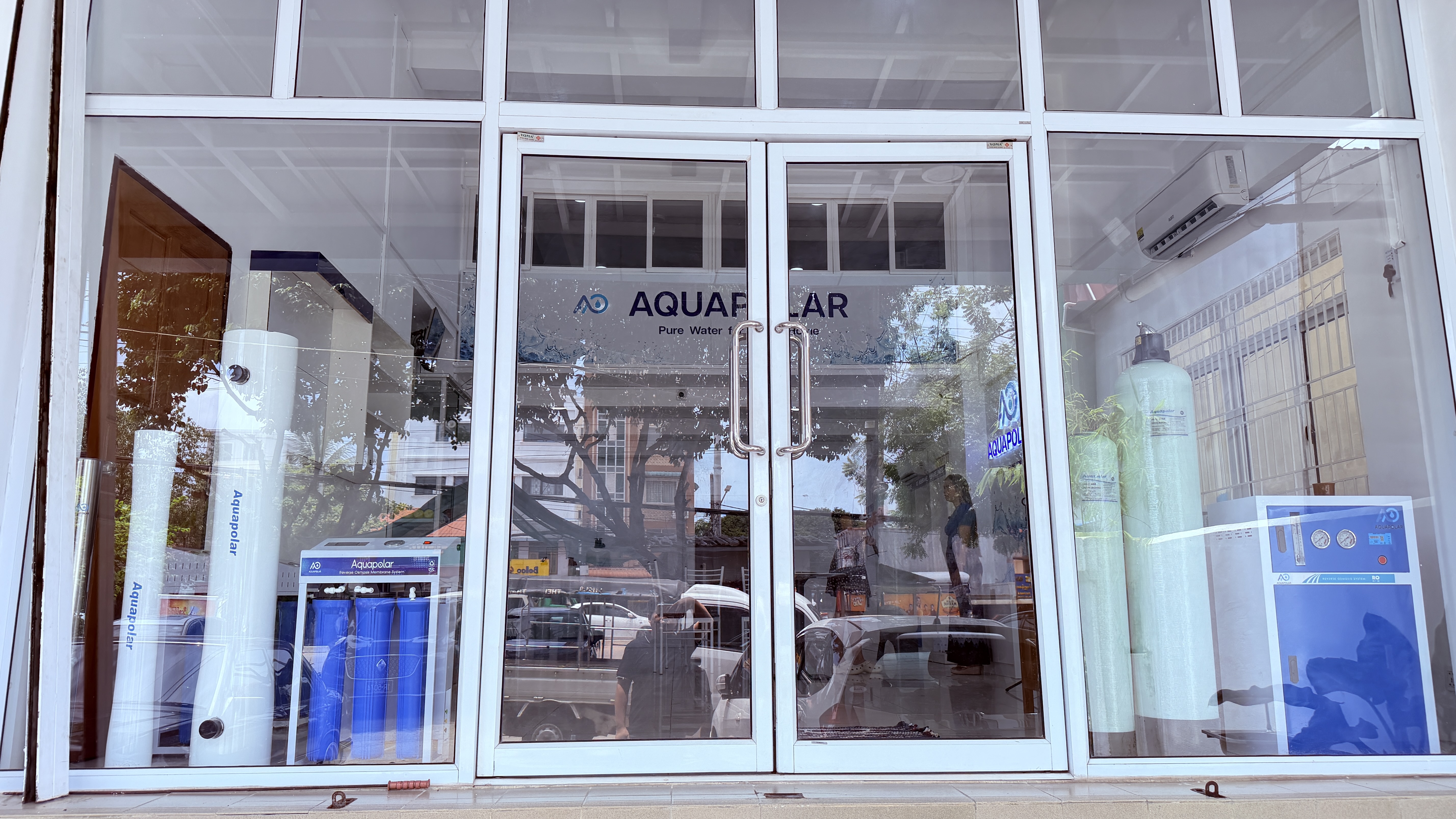AQUAPOLAR Yangon Insein showroom storefront