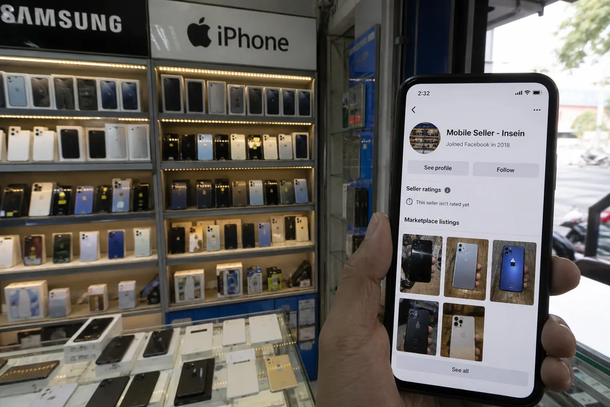 Yangon buyer comparing Facebook RO post with real showroom visit