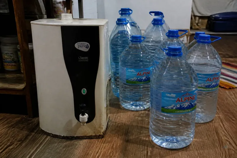 Hidden cost of waiting until the old purifier dies — second machine and bottled water