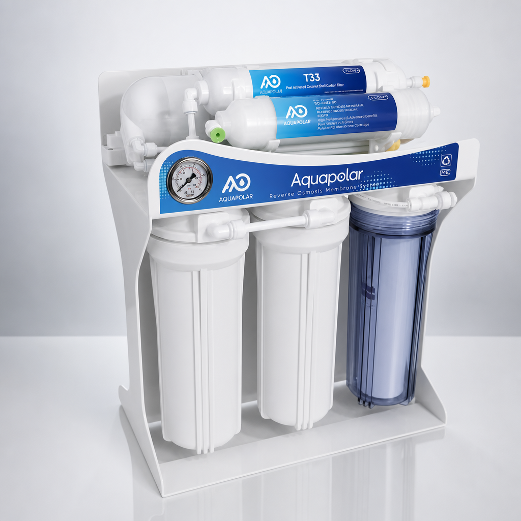 AQUAPOLAR RO Machine 400GPD studio view